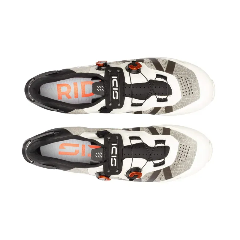 Sidi Aeron Gravel Shoes in Ice White-2