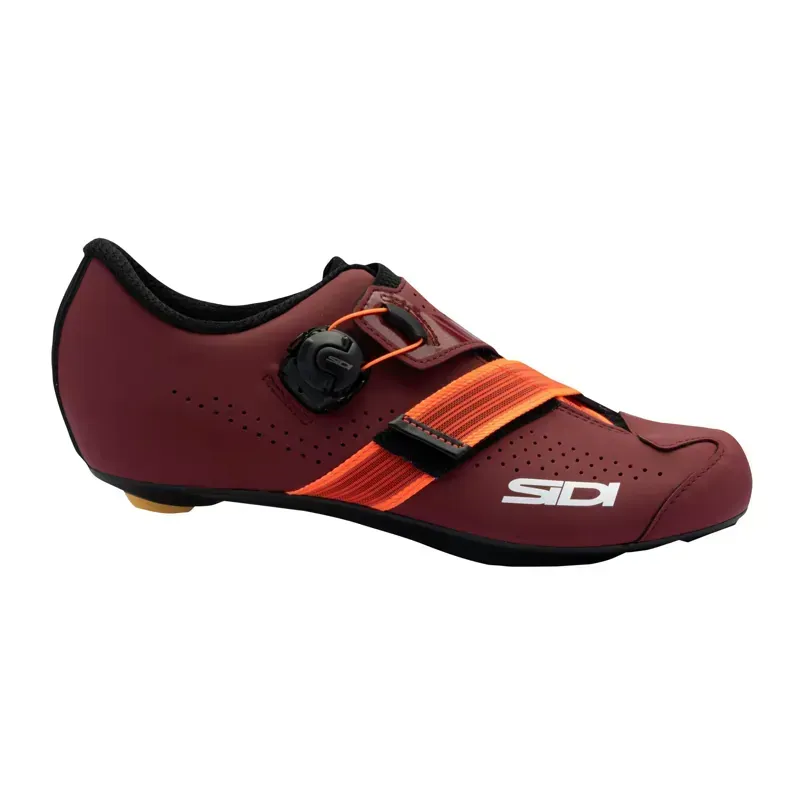 Sidi Prima Women's Road Shoes - In Matte Cabernet/Coral
