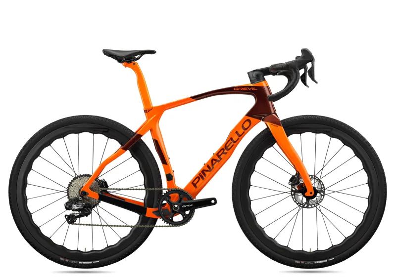 Pinarello Grevil F9 Disc GRX Di2 Stone Orange Carbon Gravel Bike