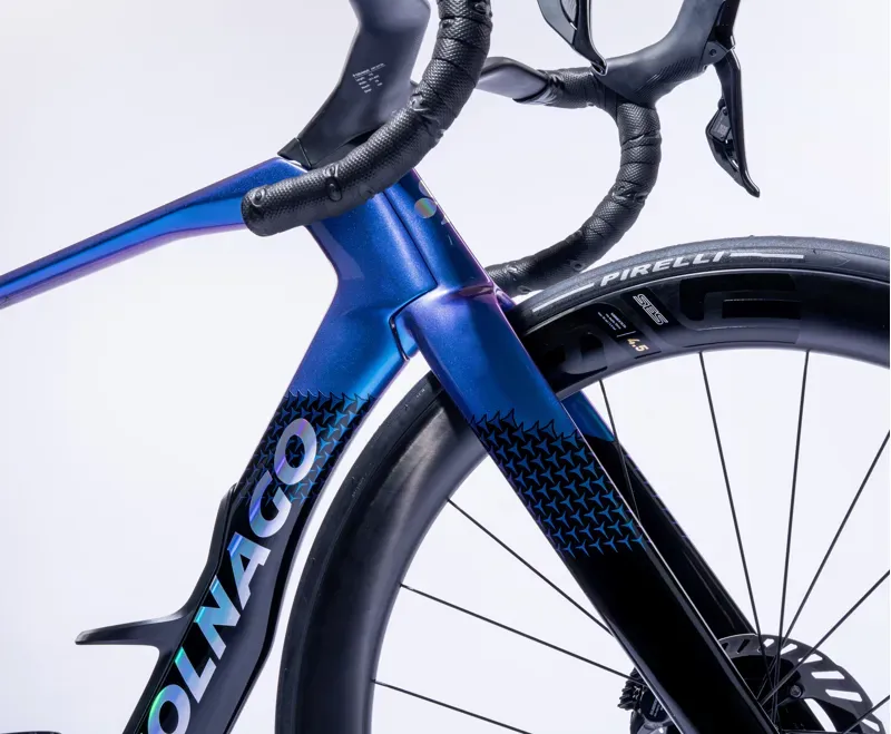 Colnago Y1RS Disc 2025 Carbon TT Aero Frameset Blue/Black-3