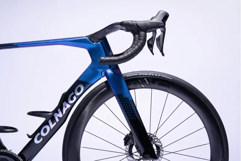 Colnago Y1RS Disc 2025 Carbon TT Aero Frameset Blue/Black-5