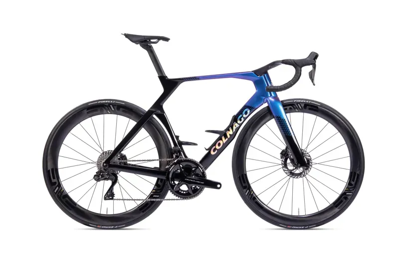 Colnago Y1RS Disc 2025 Carbon TT Aero Frameset Blue/Black