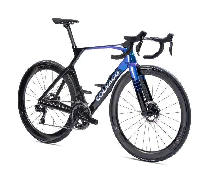 Colnago Y1RS Disc 2025 Carbon TT Aero Frameset Blue/Black-1