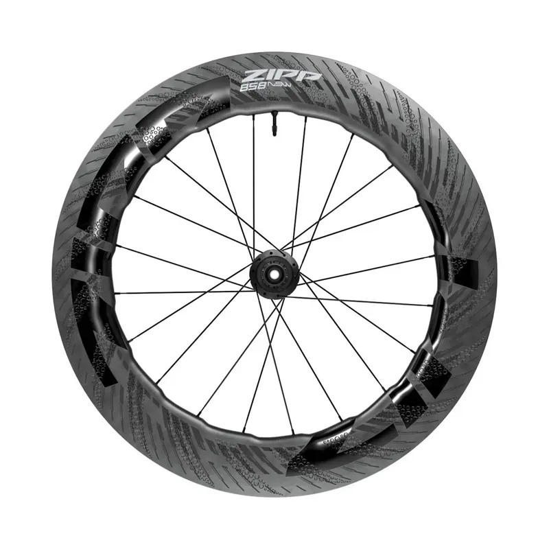 ZIPP 858 NSW D1 Carbon Tubeless Disc Brake Road Race Wheel - Front